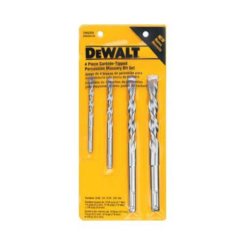 Dewalt Dw5204 4-Piece Masonry Drill Bit Set - Ace Tool Group - DeWalt
