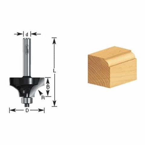 Timberline 340-28 Timberline Beading Bit 3/8 Radius - Ace Tool Group - Timberline