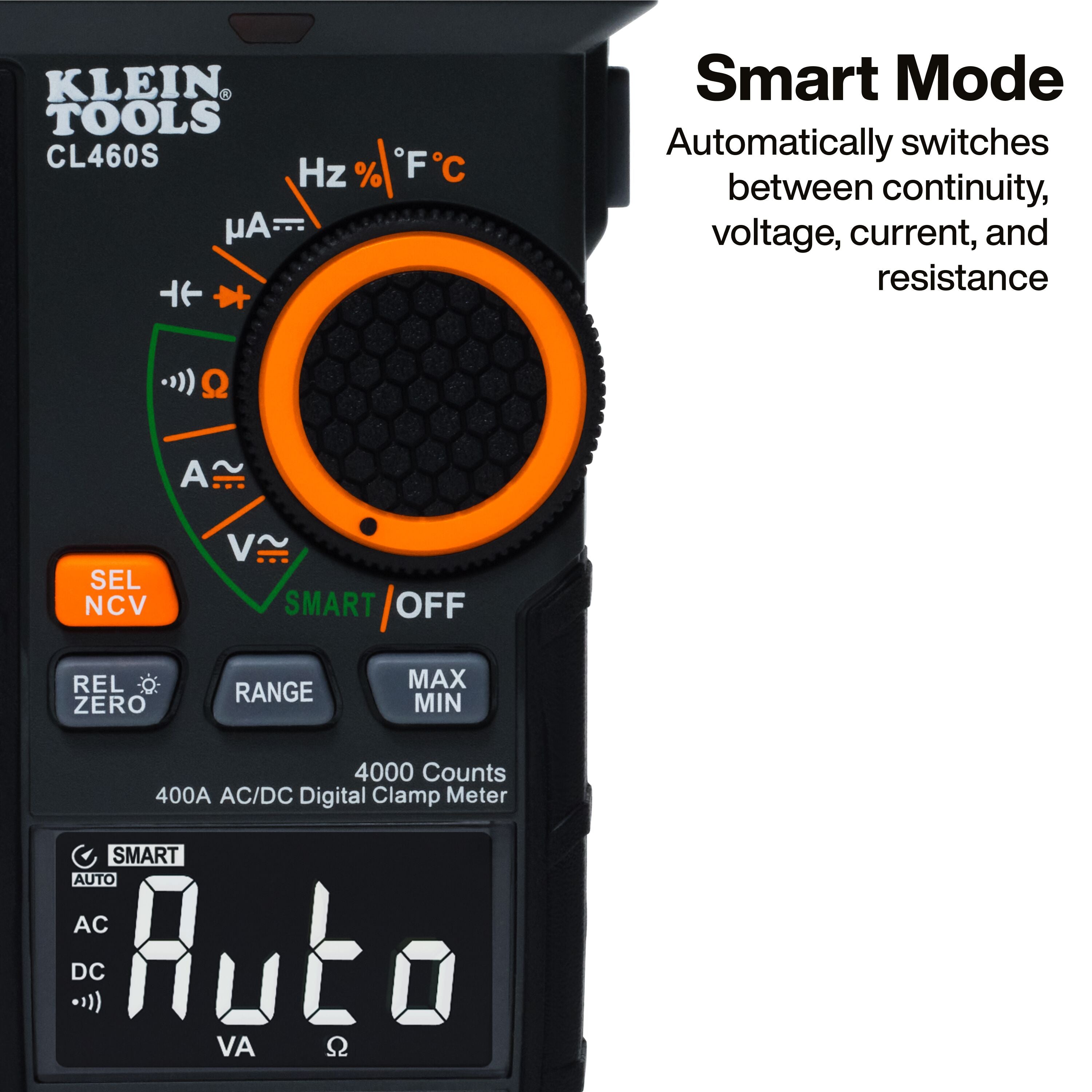Klein CL460S 400A AC/DC Auto-Ranging Smart Digital Clamp Meter