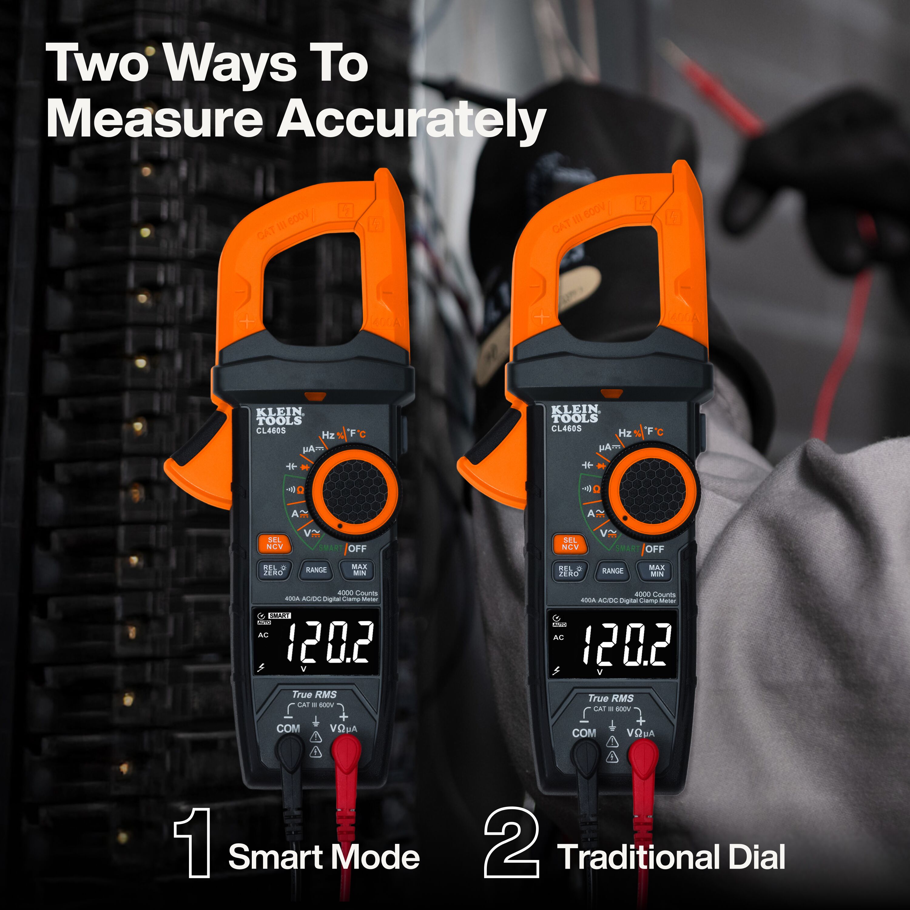 Klein CL460S 400A AC/DC Auto-Ranging Smart Digital Clamp Meter