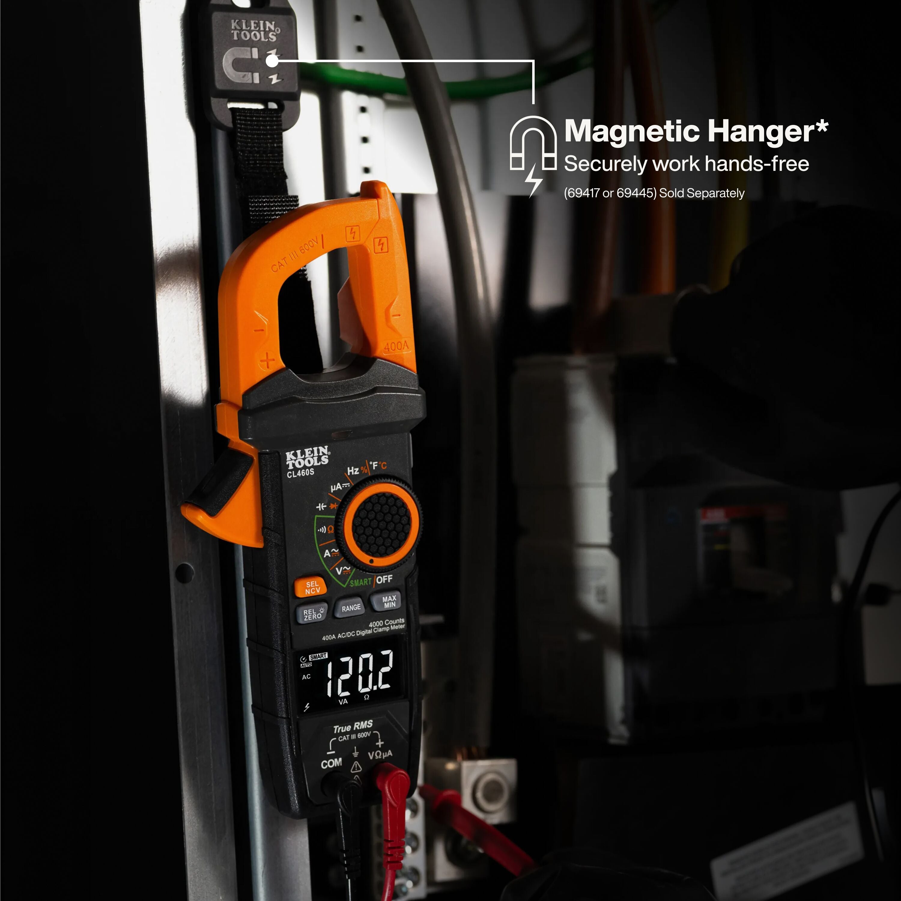 Klein CL460S 400A AC/DC Auto-Ranging Smart Digital Clamp Meter