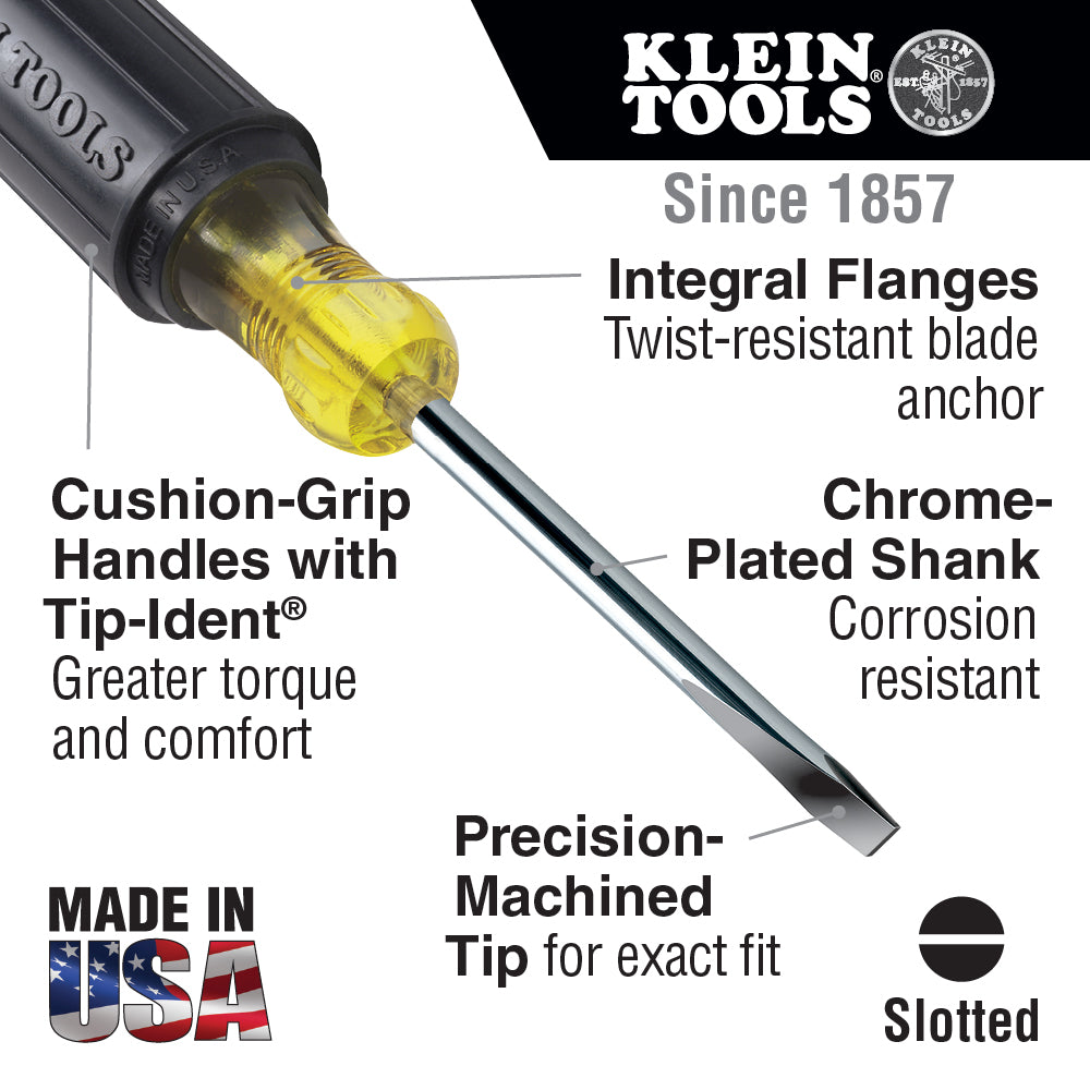 Klein 85805 All-Purpose Screwdriver Set, 5-Piece - Ace Tool Group - Klein