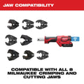 Milwaukee 2678-22O M18FORCE LOGIC 6T UTILITY CRIMPING KIT W/ D3 GROOVES & FIXED O DIE - Ace Tool Group - Milwaukee