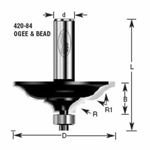 Timberline 420-84 Timberline Tableedge Classical - Ace Tool Group - Timberline