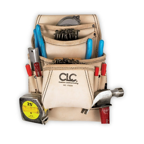 Clc 179354 Nail & Tool Bag 10 Pocket Carpenter'S Nail & Tool Bag - Ace Tool Group - CLC