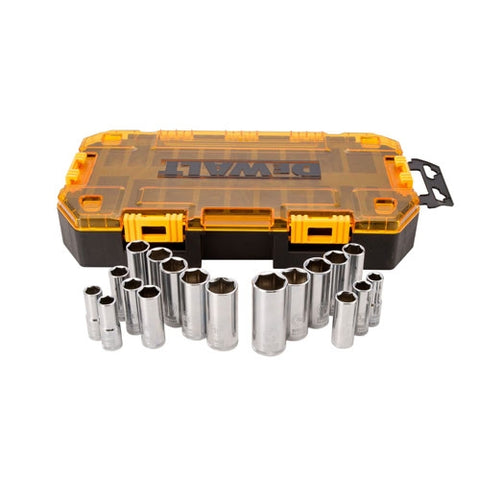 Dewalt Dwmt73812 20 Piece 3/8" Drive Deep Socket Set - Ace Tool Group - DeWalt