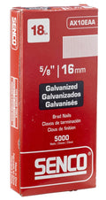 Senco AX10EAA 18-Gauge 5/8 in. EG Brad Nails - Ace Tool Group - Senco