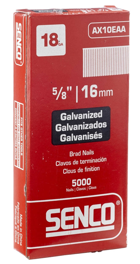 Senco AX10EAA 18-Gauge 5/8 in. EG Brad Nails - Ace Tool Group - Senco