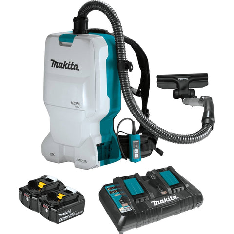 Makita XCV17PG 18V X2 (36V) Backpack Dry Vacuum - Ace Tool Group - Makita