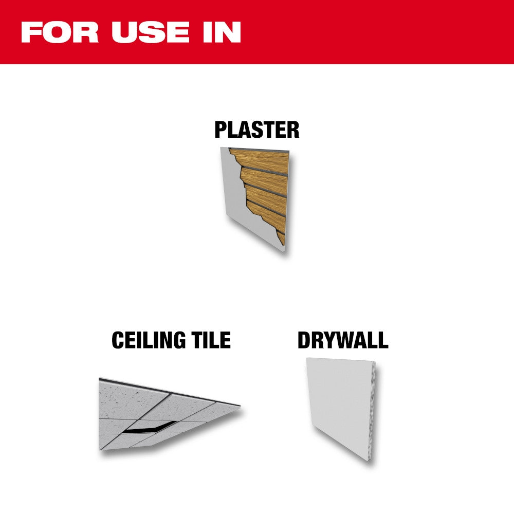 Milwaukee 6 8TPI Drywall SAWZALL Blades (3 pk) - Ace Tool Group - Milwaukee