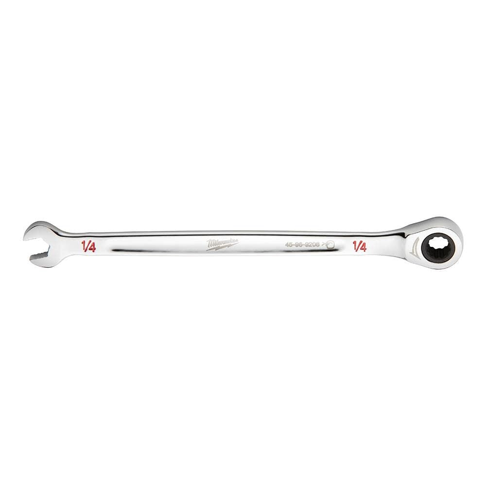 Milwaukee 45-96-9208 1/4" SAE RATCHETING COMBINATION WRENCH - Ace Tool Group - Milwaukee