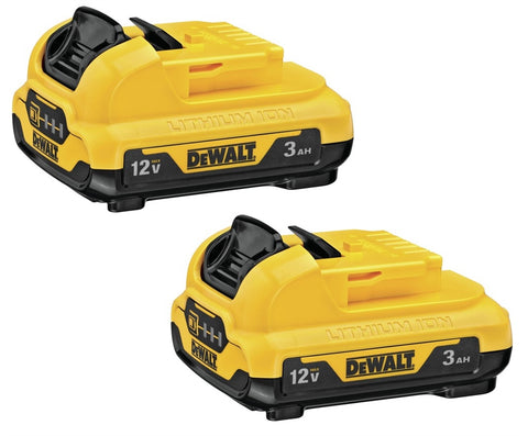 Dewalt Dcb124-2 12V Max 3Ah Lithium Ion Battery 2-Pack - Ace Tool Group - DeWalt