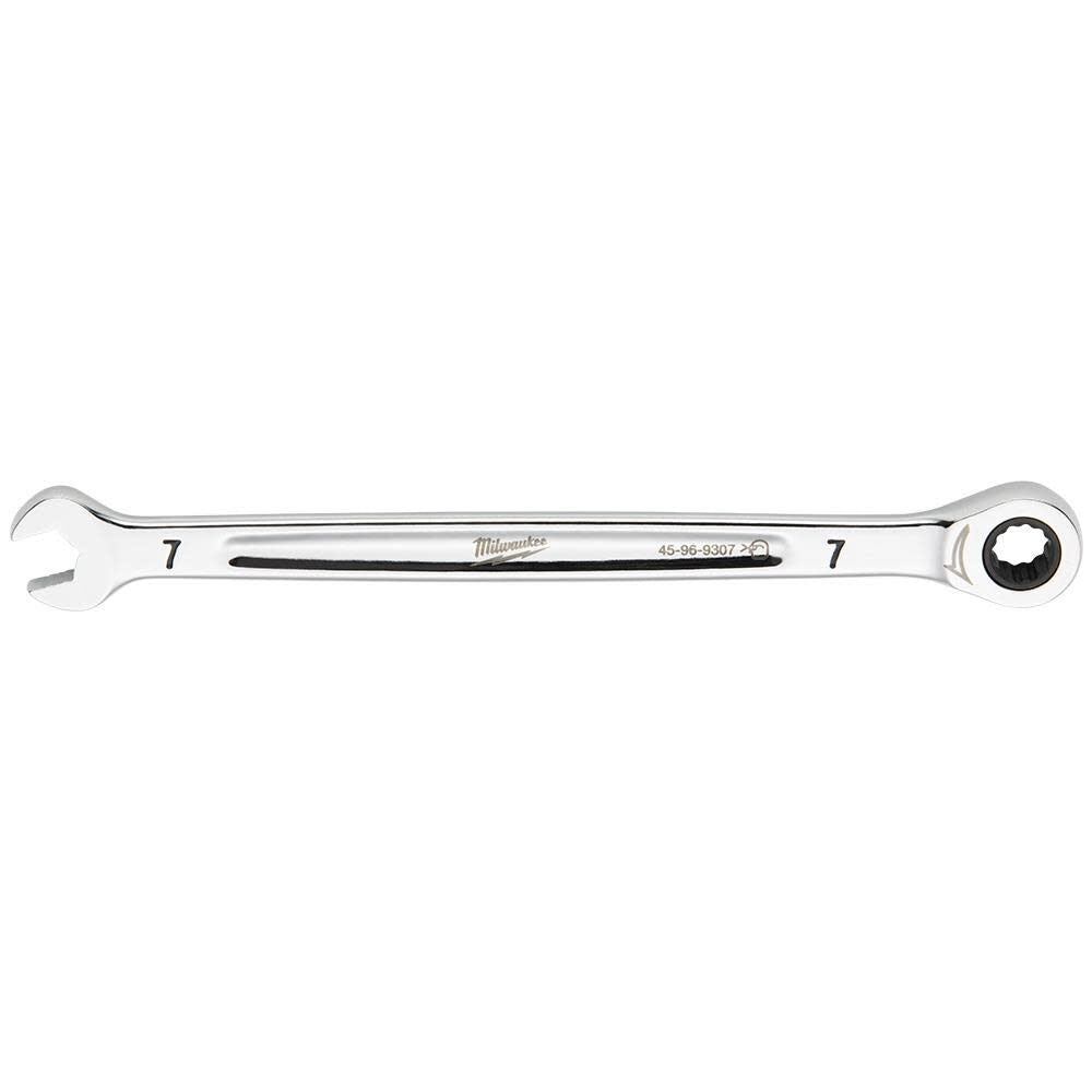 Milwaukee 45-96-9307 7MM Ratcheting Combination Wrench - Ace Tool Group - Milwaukee