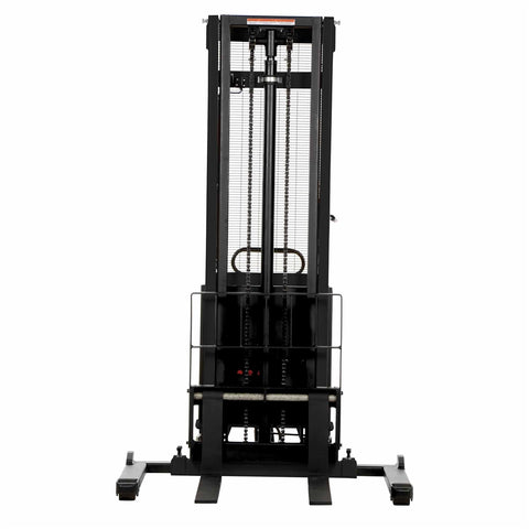 Vestil SL-137-AA Adjustable Stacker W/Powered Lift 137 In - Ace Tool Group - Vestil