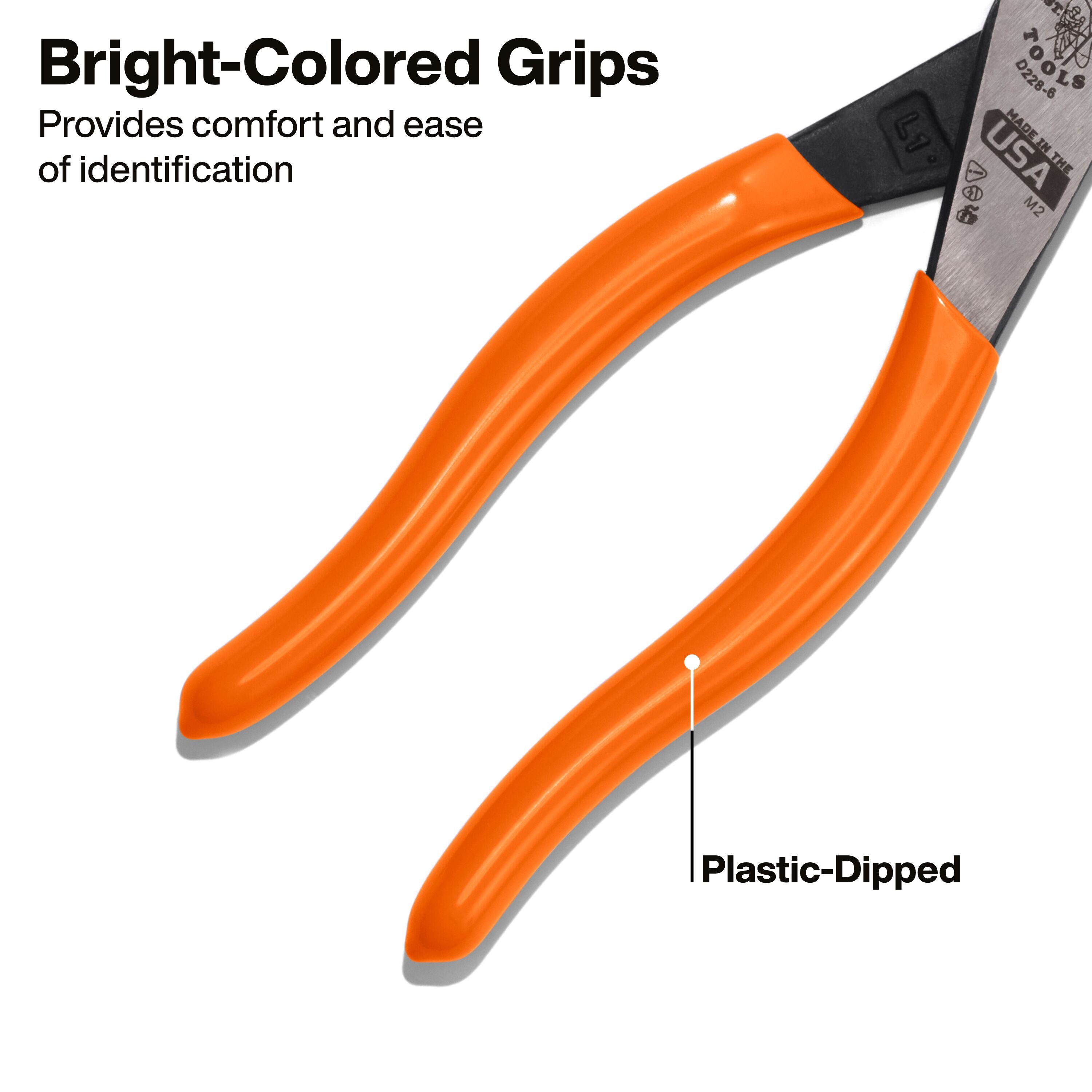 Klein Diagonal Cutting Pliers, High-Leverage, 6-Inch - Ace Tool Group - KLEIN
