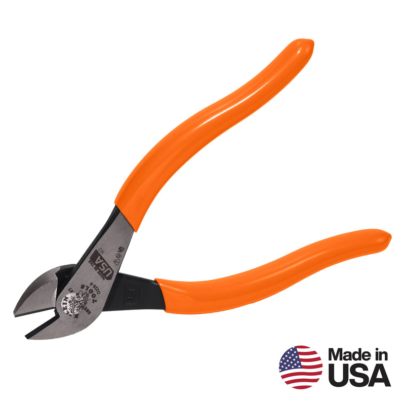 Klein Diagonal Cutting Pliers, High-Leverage, 6-Inch - Ace Tool Group - KLEIN