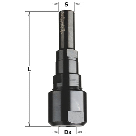 CMT 796.001.01 Router Collet Chuck Extension - Ace Tool Group - CMT