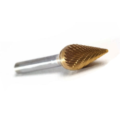 Champion Sm2 Cone Shape Carbide Bur - Titanium Nitride Coated - Ace Tool Group - Champion Cutting