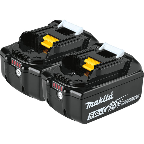 Makita BL1850B-2 18V LXT 5.0 Ah Battery, 2 Pack - Ace Tool Group - Makita