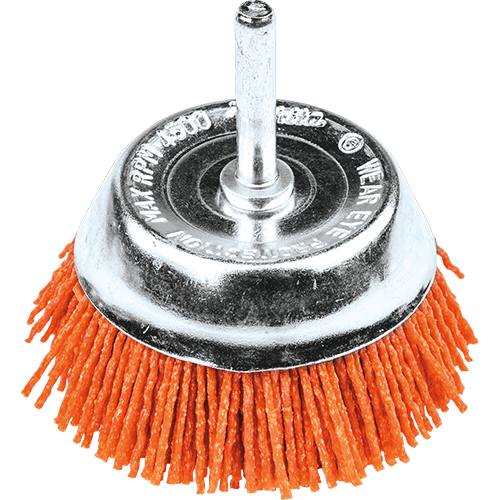 Makita D-70487 2 in. Nylon Cup Brush, Coarse, 80 Grit - Ace Tool Group - Makita
