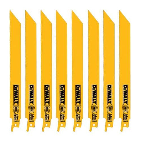 Dewalt Dw4808B25 6" 14Tpi Bi-Metal Reciprocating Saw Blade (Bulk 25) - Ace Tool Group - DeWalt