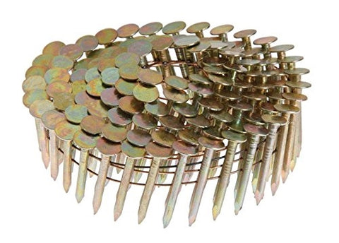 PrimeSource GRCR3DGAL 15 Deg Wire Weld 1-1/4" Coil Roofing Nails - 7,200 pcs - Ace Tool Group - Primesource