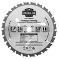 CMT K02408 ITK Contractor Framing/Decking Saw Blade, 8-1/1 X 24 Teeth, 10Á ATB with 5/8-Inch<> Bore - Ace Tool Group - CMT