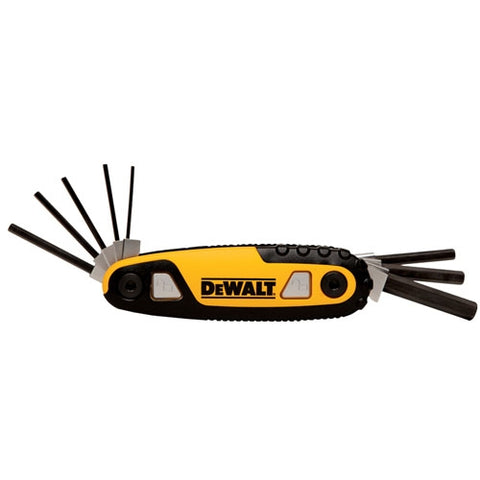 Dewalt Dwht70263M Folding Locking Hex Key (Metric) (6 Pack) - Ace Tool Group - DeWalt
