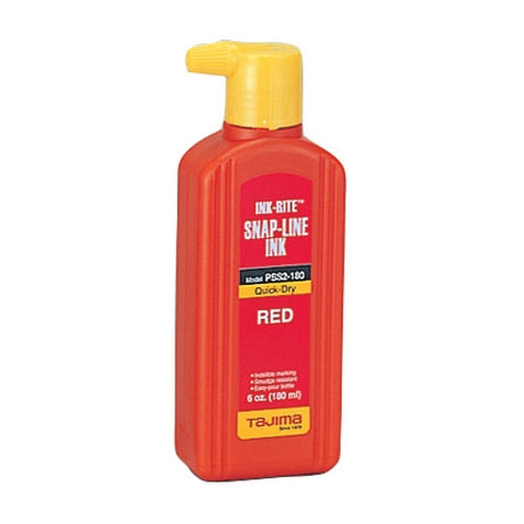 Tajima PSS2-180 Ink-Rite Quick Dry Snap-Line Red Ink - Ace Tool Group - Tajima