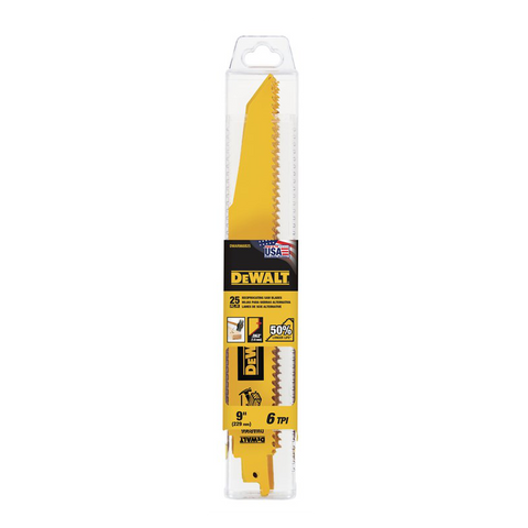 Dewalt Dwar966B25 9In 6Tpi Demo Recip Bld-25 - Ace Tool Group - DeWalt