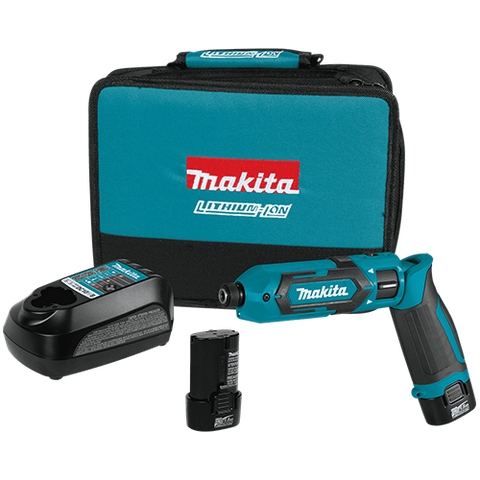 Makita TD022DSE 7.2V 1/4 Inch Hex Impact Driver Kit - Ace Tool Group - Makita