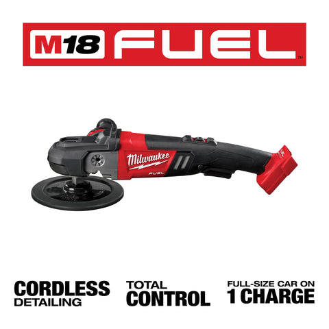 Milwaukee 2738-20 M18 FUEL 7" VARIABLE SPEED POLISHER - BARE TOOL