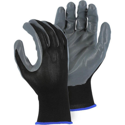 Majestic 3270NL Gray Nitrile Palm Dipped Gloves - Ace Tool Group - Majestic