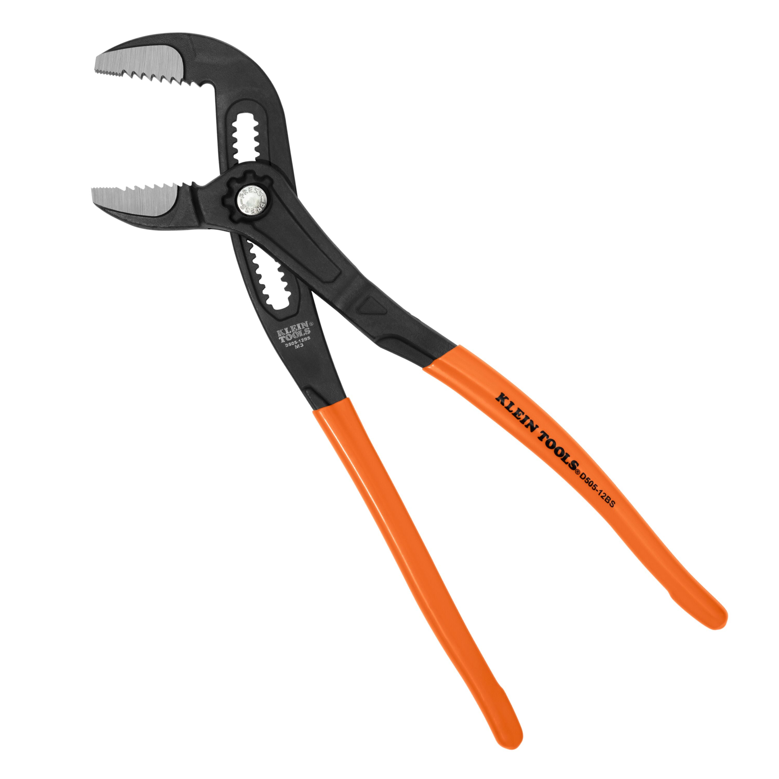 Klein D50512BS Straight Jaw Quick-Adjust Pump Pliers, 12-Inch - Ace Tool Group - Klein