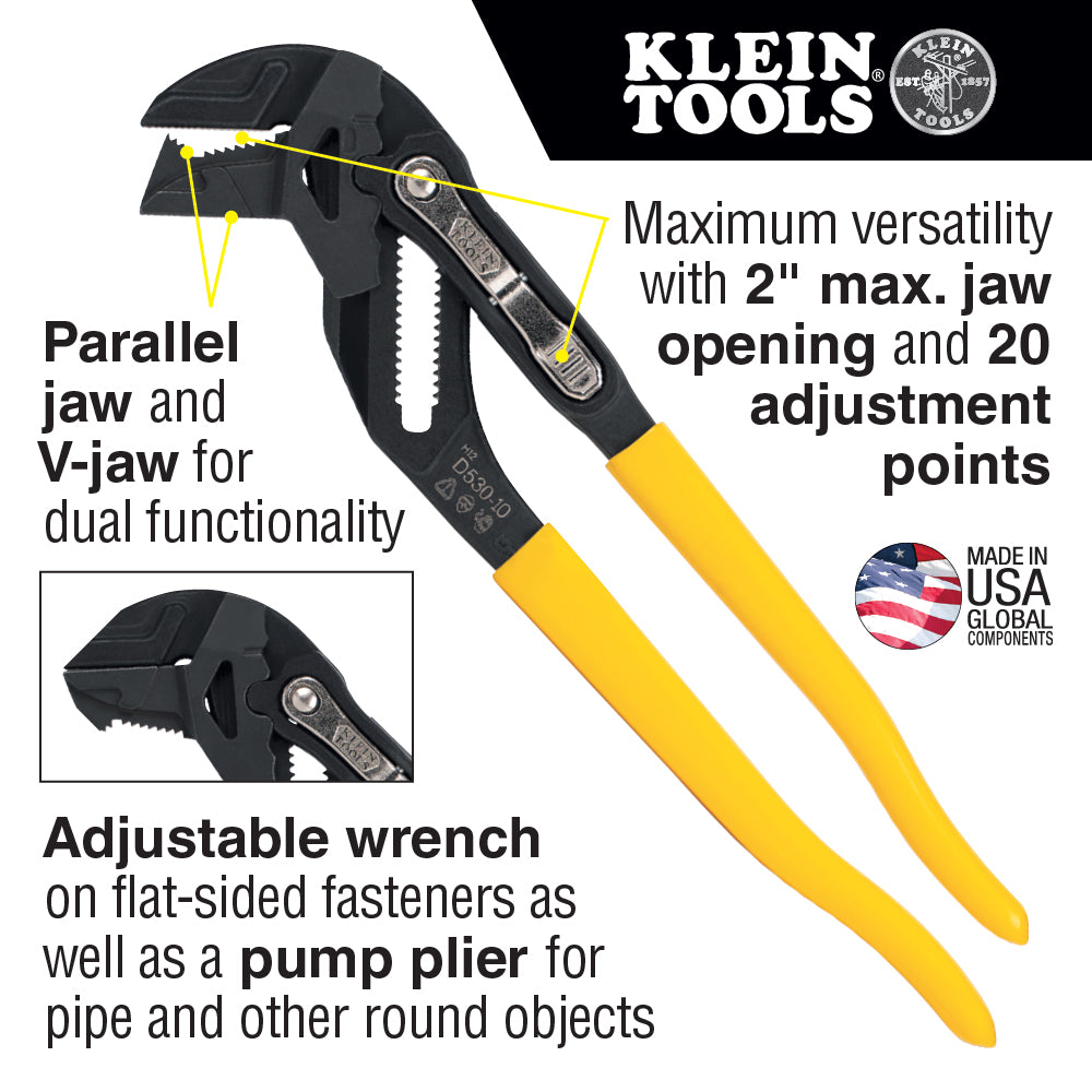 Klein D53012 Plier Wrench, 12-Inch - Ace Tool Group - Klein