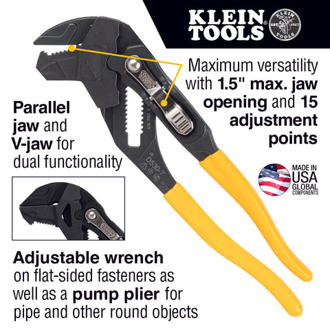 Klein D53002KIT Plier Wrench Set, 2-Piece - Ace Tool Group - Klein