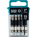 Makita E-01052 Number 2 Square 2 in. Power Bit 15pk - Ace Tool Group - Makita