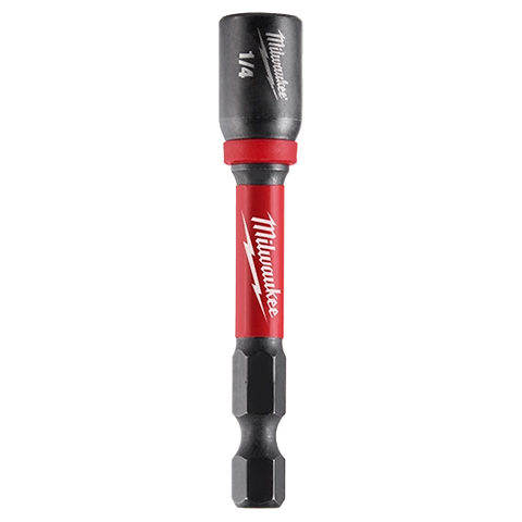 Milwaukee 49-66-4732 Shockwave 2-9/16" Mag Nutdriver 1/4" - Bulk (10) - Ace Tool Group - Milwaukee