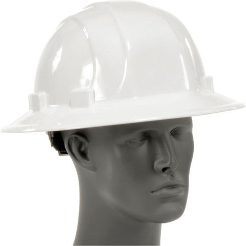 ERB 19911 Omega II Full Brim Hard Hat, White - Ace Tool Group - ERB