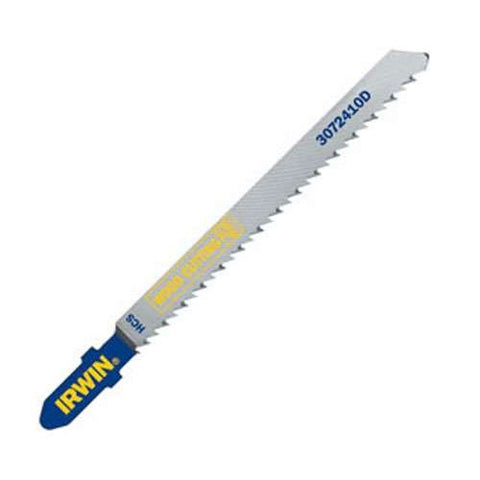 Irwin 3072406 T Shank 4" 6 Tpi Carbon Fleam Ground Jig Saw Blade - Ace Tool Group - Irwin
