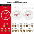 Milwaukee 48-40-0520 5-1/2" 18T FRAMING SAW BLADE 5 Pack - Ace Tool Group - Milwaukee