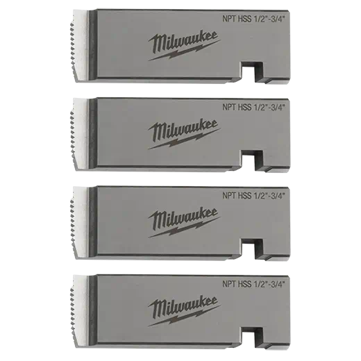 Milwaukee 48-36-1205 1/2" - 3/4" Universal Pipe Threading Dies High Speed for Stainless NPT - Ace Tool Group - Milwaukee