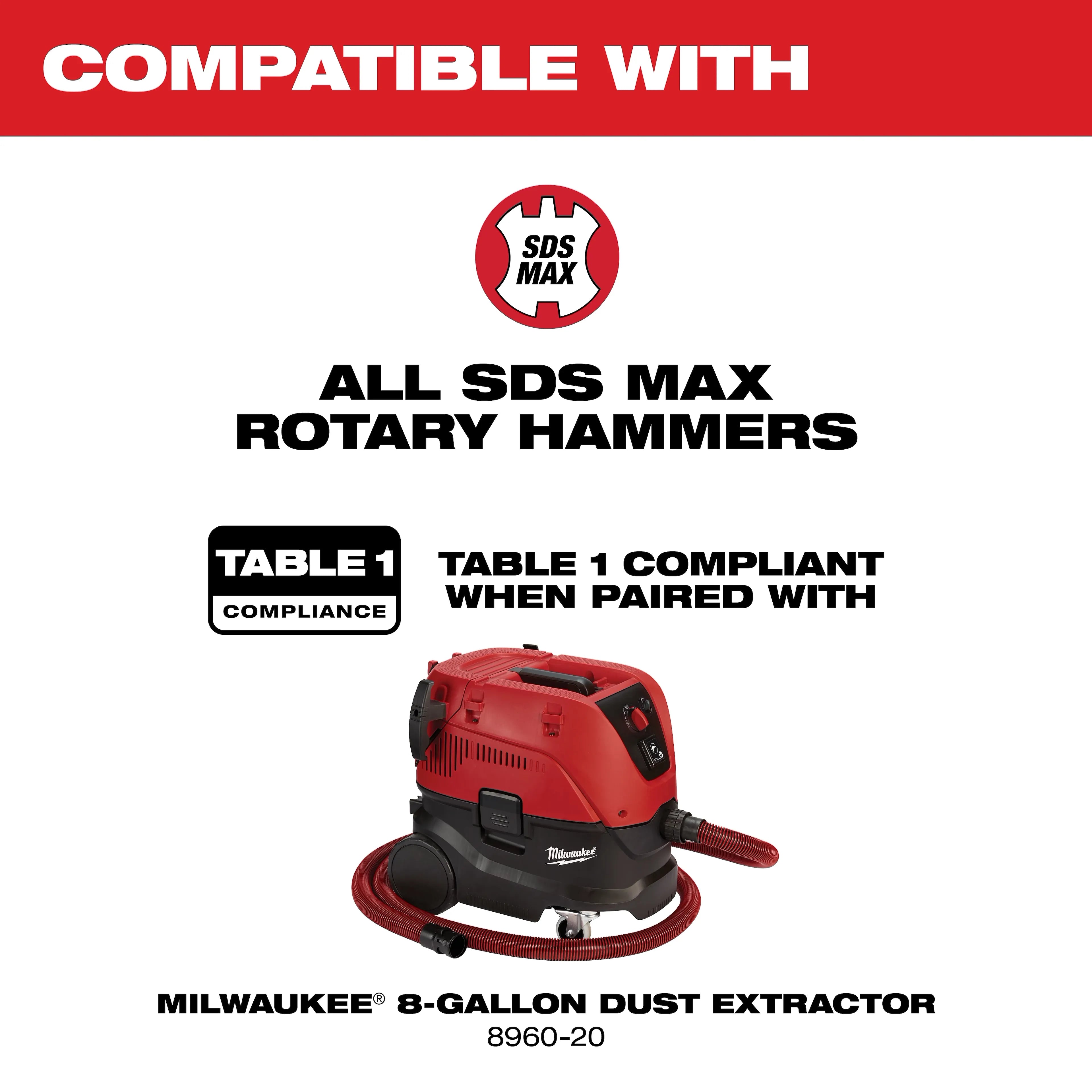 Milwaukee 5317-DE SDS MAX DUST EXTRACTION ATTACHMENT - Ace Tool Group - Milwaukee