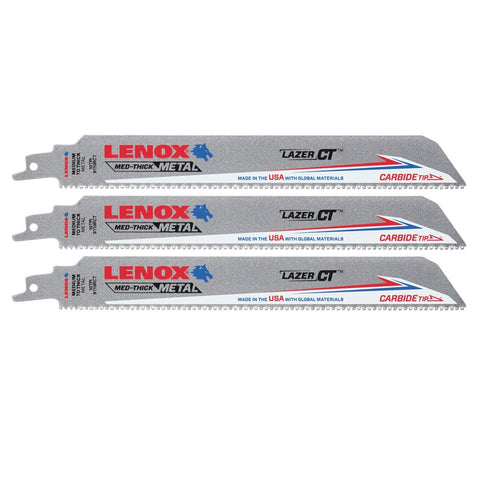 Lenox Recips 9110Rct 9 X 1 X 050 X 10 Ngcr 3Pk - Ace Tool Group - Lenox