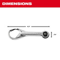 Milwaukee 48-22-2950 7-in-1 Multi-Bit Mini Ratchet - Ace Tool Group - Milwaukee