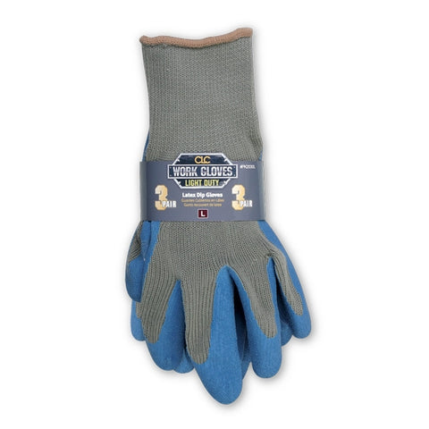 CLC Work Gear P2030S Latex Gripper Gloves - S (3 pair/pack) - Ace Tool Group - CLC