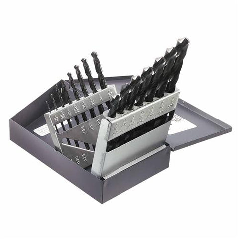 Klein Tools 53001 15-Piece Regular-Point Drill-Bit Set - Ace Tool Group - Klein