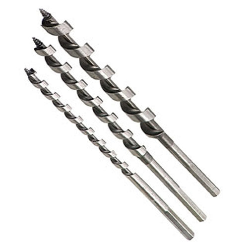 Irwin 49999 3 Piece 1/4-Inch 3/8-Inch And 1/2-Inch Solid Center Auger Bit Assortment - Ace Tool Group - Irwin