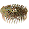 PrimeSource GRCR4DGAL 1-1/2 in. 11 Ga. Angled Coil Electro Galvanized Roofing Nails 15 deg 7200 pk - Ace Tool Group - Primesource