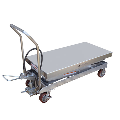 Vestil Air Ss Cart 1500 Lb 24 X 47.25 - Ace Tool Group - Vestil